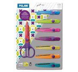 Kääride komplekt MILAN sik-sak, 8 tera