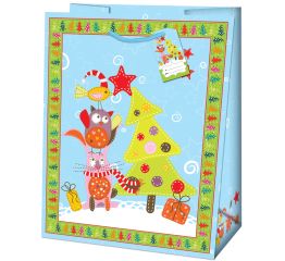 Sangadega jõulukott KUUSE EHTIMINE 26,7x13,7x33