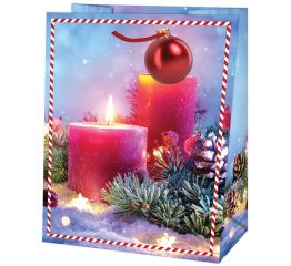 Sangadega jõulukott KÜÜNLAD 15x6x14,5