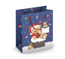 Sangadega jõulukott JÕULUKARU 19x10,2x23