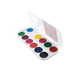Akvarellid WIG 12 värvi 22 mm, plastkarbis