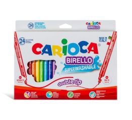 Viltpliiatsid CARIOCA BIRELLO 2 otsaga 24 tk karbis