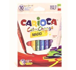 Viltpliiatsid CARIOCA MAGIC 10 tk karbis