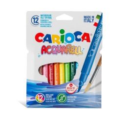 Viltpliiatsid CARIOCA ACQUARELL 12 tk, akvarellitavad