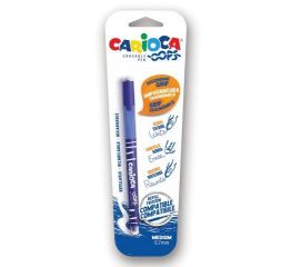 Tintpliiats kirjuta-kustuta CARIOCA OOPS sinine, 0,7mm, blistris