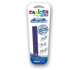 Südamikud kirjuta-kustuta CARIOCA OOPS 3 sinist, blistris