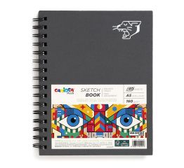 Visandiplokk CARIOCA PLUS A5 40lehte, 160gr/m2