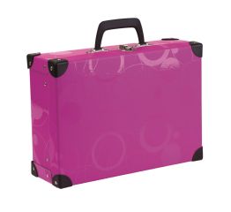 Kohver NEON, fuksia, 34 x 11 x 24 cm