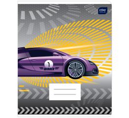 Vihik LOOMALAPSED/AUTOD 12 lehte ruuduline, joonitud