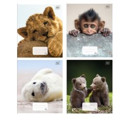 Vihik LOOMABEEBID 12 lehte ruuduline, joonitud