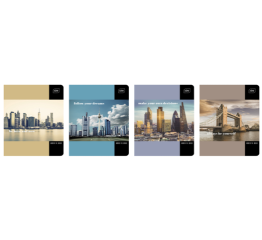 Kaustik MONOCOLOR 60 lehte ruuduline