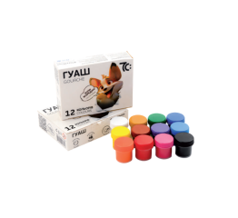 Guašš 7C - 12 värvi 10 ml