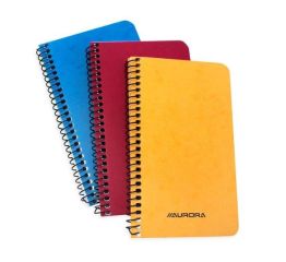 Spiraalmärkmik 80x135 mm 50 lehte ruuduline