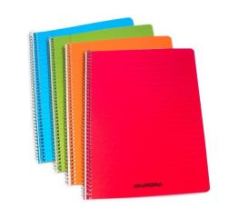 Spiraalkaustik A5 plastikkaanega 60 lehte