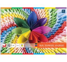 Värvipaberiplokk A4 10 värvi 160g