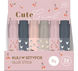 Liimipulk Cute Girl 8 gr, 24 alusel