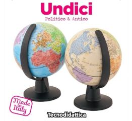 Gloobus UNDICI Ø11 cm – kokkupandav, poliitiline, antiikstiilis