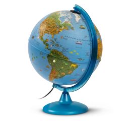 Gloobus ARCA Ø25 cm – eestikeelne, siniste detailidega, poistele