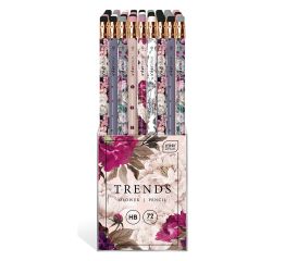 Harilik pliiats Trends, kustukummiga, HB