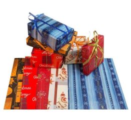 Jõulupakkepaber,volditud 2 lehte 70cmx1m