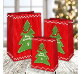 Sangadega jõulukott KUUSK 13x6x16