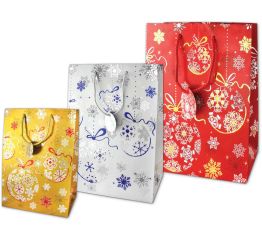 Sangadega jõulukott SÄRAVAD JÕULUD 25x12x35 (3 värvi)