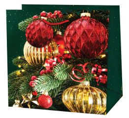 Sangadega jõulukott KAUNISTUSED 15x6x14,5