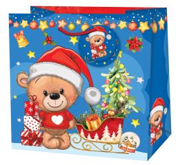 Sangadega jõulukott JÕULUKARU 15x6x14,5