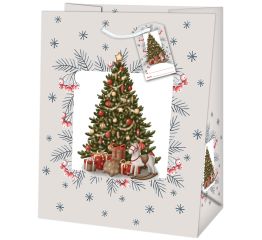 Sangadega jõulukott JÕULUPUU 19x10,2x23