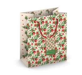 Sangadega jõulukott ORNAMENDID 19x10,2x23