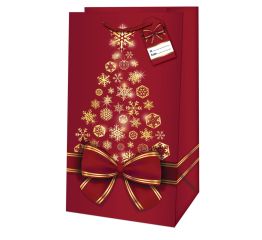 Sangadega jõulukott LEHVIGA KUUSK 11x6,5x21