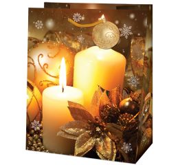 Sangadega jõulukott KÜÜNLAD 26,7x13,7x33