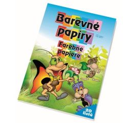 Värvipaberite komplekt 20 lehte, A4