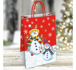 Sangadega jõulukott LUMEMEMMED 23x10x29