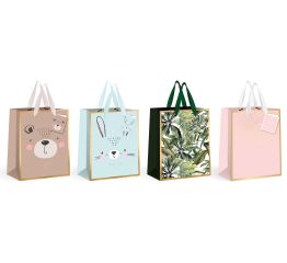 Paelsangadega kott GOLD 33x10x46, 4 disaini