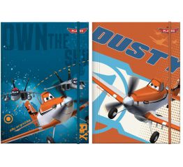 Dok.mapp PLANES A4, 3 klapi ja kummiga