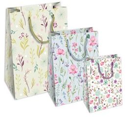 Sangadega kott LILLED 3 värvi assortiis