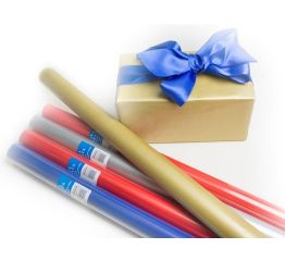 Siidipaber, rull, 1 m x 5 m, 35 g, 50 rulli kastis, assortii