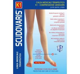 Sukk K1, üksik sukk puusaosaga ja avatud varbaosaga 18-21mmHg - S408