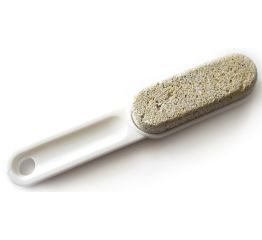 Pimsskivi plastikust käepidemega.