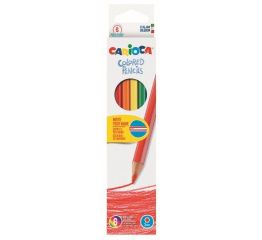 Värvipliiatsid CARIOCA 6 tk, kuusnurksed