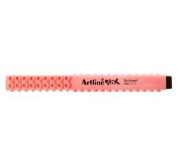 Pastapliiats Artline Stix 0,7 mm, roosa kest,must sisu, ühendatav
